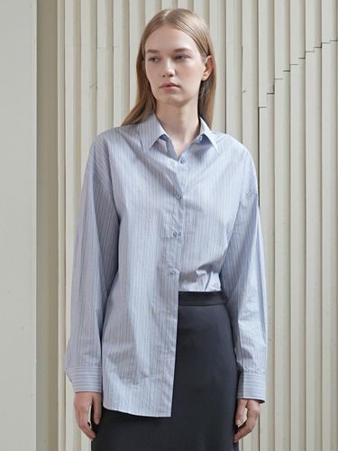 RELAXED FIT SHIRT / STRIPE(BLUE) - PAUL&ALICE - Modalova