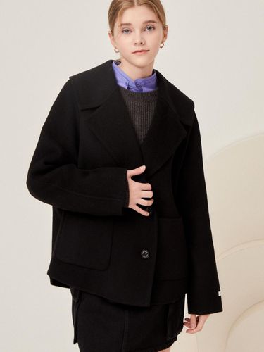 Wide Collar Wool Cashmere Jacket - JJ JIGOTT - Modalova