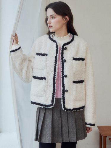 Coloring Braided Boucle Jacket - JJ JIGOTT - Modalova