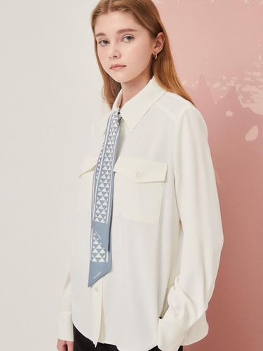 Stitch Flap Pocket Blouse - JJ JIGOTT - Modalova