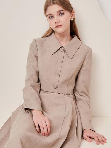 Jacket Style Pleated dress - JJ JIGOTT - Modalova