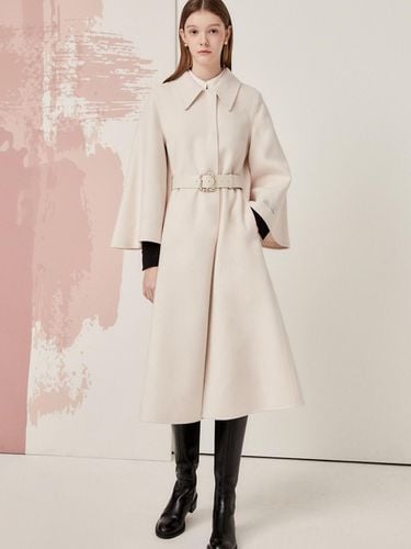 Flared Sleeve Wool Coat - JJ JIGOTT - Modalova