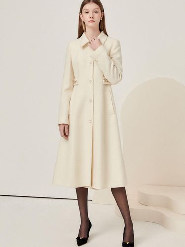 Chain belt wool coat - JJ JIGOTT - Modalova