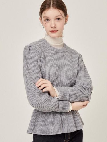 Metal Mohair Peplum Pullover Knitwear - JJ JIGOTT - Modalova