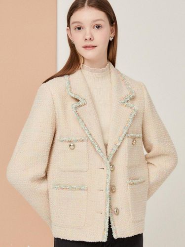 Quilted Braided Tweed Jacket - JJ JIGOTT - Modalova