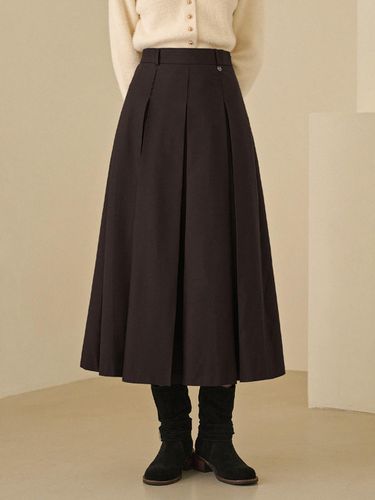 Sensible Pleated Long Skirt - MICANE - Modalova