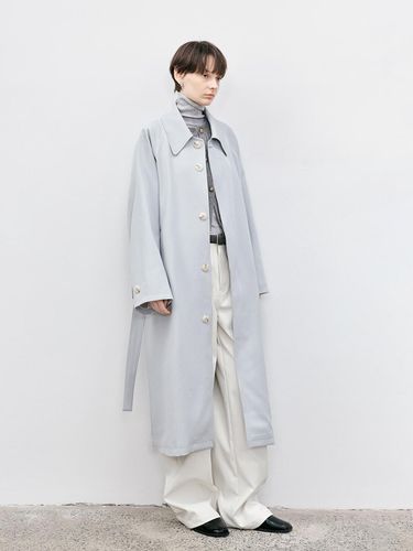 TG_Striped cuffs trench coat_2color - tageechita - Modalova