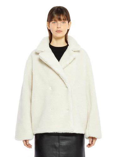 SHEARLING DOUBLE COAT_LIGHT BEIGE - LADYVOLUME - Modalova