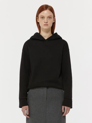 STITCH POINT HOODIE_BLACK - LADYVOLUME - Modalova