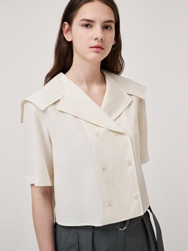 Sailor Collar Double Shirt - GRAYDATION - Modalova