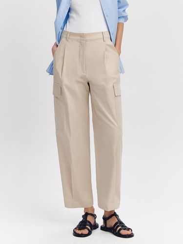 One-tuck cargo baggy pants BEIGE - GRAYDATION - Modalova