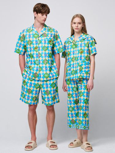 Square Story Pajama Pair Men's and Women's SET - GRAYDATION - Modalova