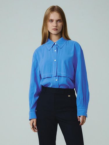 Flap Color Stitch Shirt JWSTNI0300 - LINE STUDIO ONE - Modalova