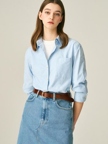 OXFORD CLASSIC FIT SHIRT_BLUE - LADYVOLUME - Modalova