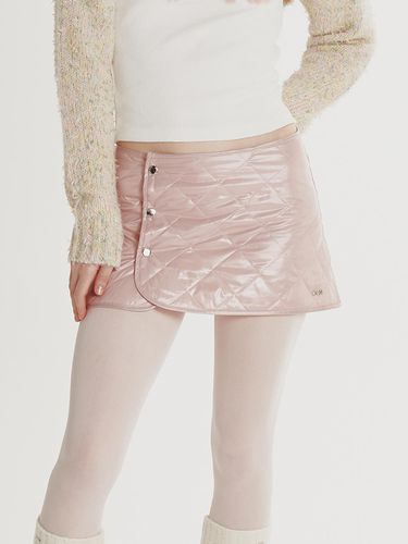 PADDED WRAP SKIRT_PINK - CRANK - Modalova