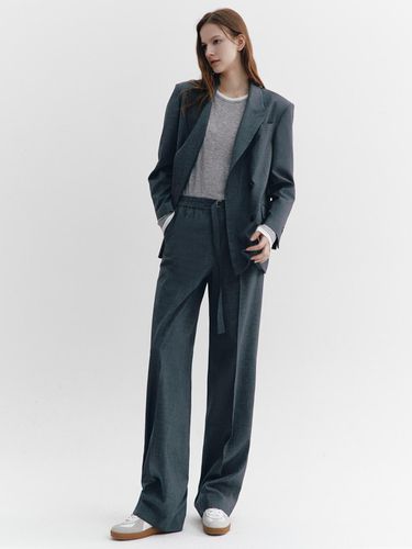 Slightly Wide Pull Banding Pants - GRAYDATION - Modalova