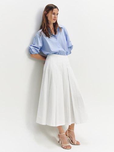 Inverted Pleats Skirt OFF WHITE - GRAYDATION - Modalova