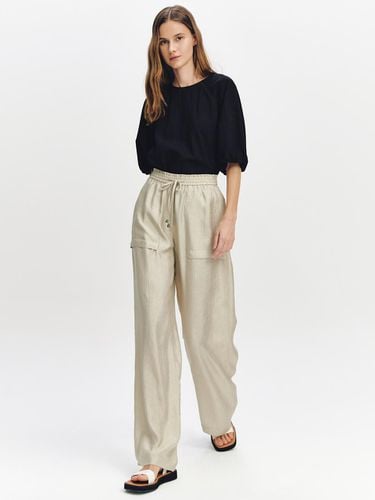 Acetate Banding Pants BEIGE - GRAYDATION - Modalova