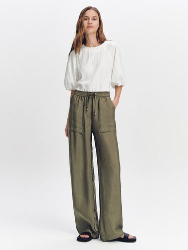 Acetate Banding Pants KHAKI - GRAYDATION - Modalova