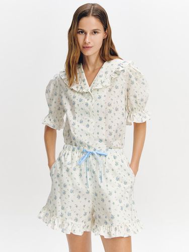 Frilly Flower Pajama Pair BLUE - GRAYDATION - Modalova