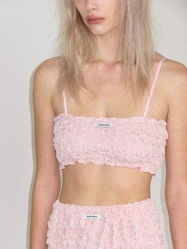 WRINKLE BRA TOP_PINK - CRANK - Modalova