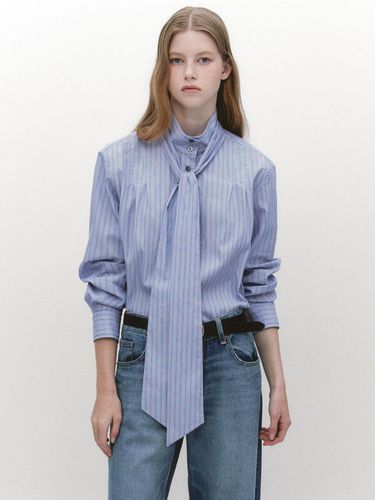 High Neck Tie Shirts BLUE - GRAYDATION - Modalova