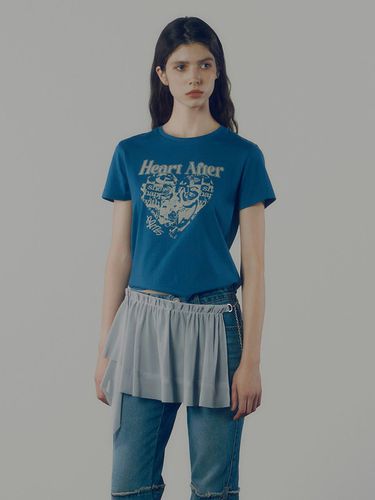 Heart After Graphic T-shirts in Teal Blue VW4AE100 - RAIVE - Modalova