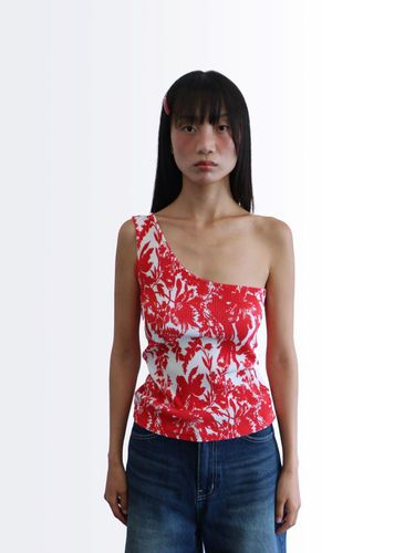 PLEATED SLEEVELESS TOP [RED] - SIO - Modalova