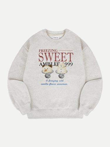 Flavor snowman Oversized Sweatshirt - AMBLER - Modalova