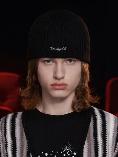 CLASSIC LOGO BEANIE / BLACK - UNALLOYED - Modalova