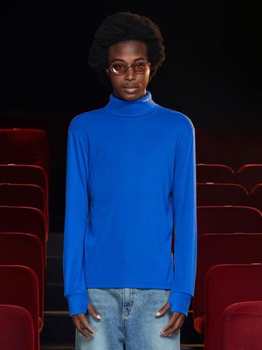 TURTLENECK KNIT T SHIRT / BLUE - UNALLOYED - Modalova