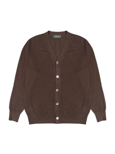 CA002 Basic Cardigan Brown - ALL CLASSIC - Modalova