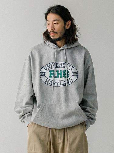 Maryland University Hoodie Melange Gray - RUGGED HOUSE - Modalova