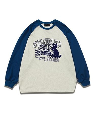 FEAR CAT Raglan Long Sleeve (SNSSTD-0109) - 1989STANDARD - Modalova