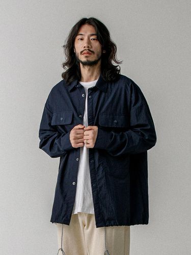 Laver Two-Pocket String shirt jacket Navy - RUGGED HOUSE - Modalova