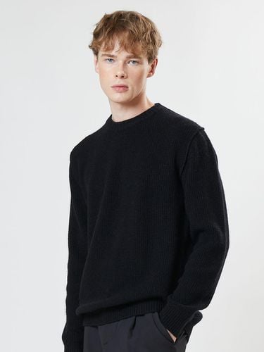 Baby alpaca wool knitwear black - Aven - Modalova