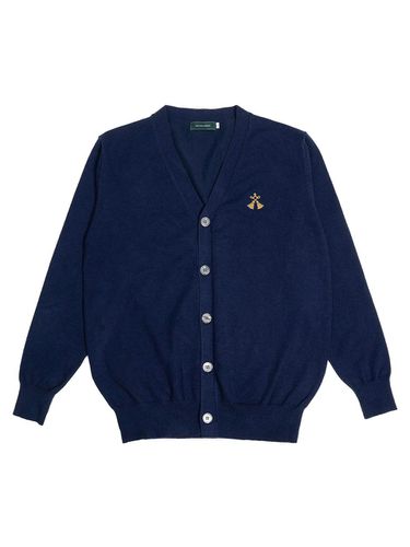 CA007 Tester Embroidered Cardigan_navy - ALL CLASSIC - Modalova