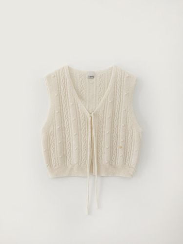 Kelly Knit Vest_Light Beige - Tillber - Modalova