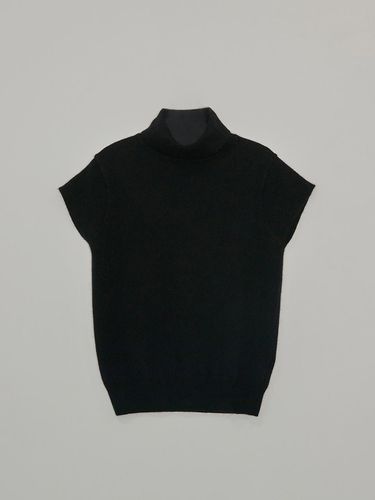 Fur Turtleneck Short-Sleeved Knitwear - The Raust - Modalova