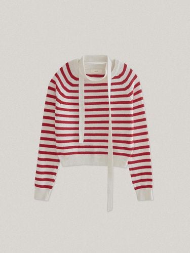 Cotton Stripe Knitwear RED - The Raust - Modalova