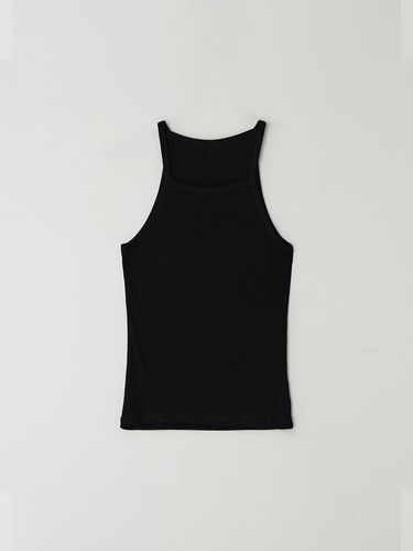 LAYERED SLEEVELESS T-SHIRT - Black - THE PENNY - Modalova