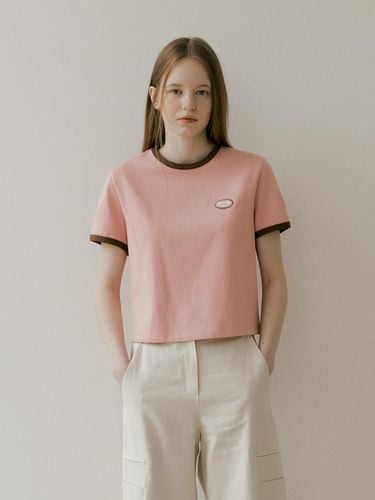 LOGO RINGER CROPPED TEE - Pink - THE PENNY - Modalova