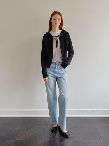 Cotton loose fit denim pants - The Raust - Modalova