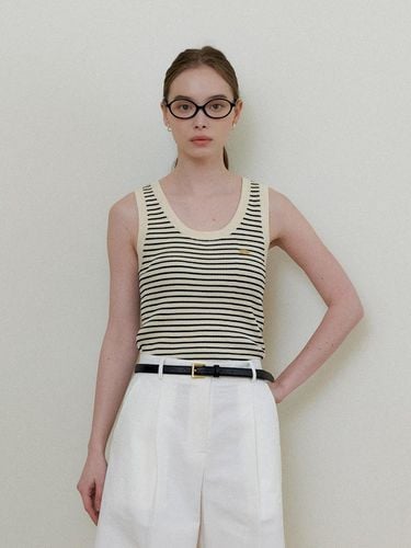 STRIPE SLEEVELESS KNITWEAR - THE PENNY - Modalova