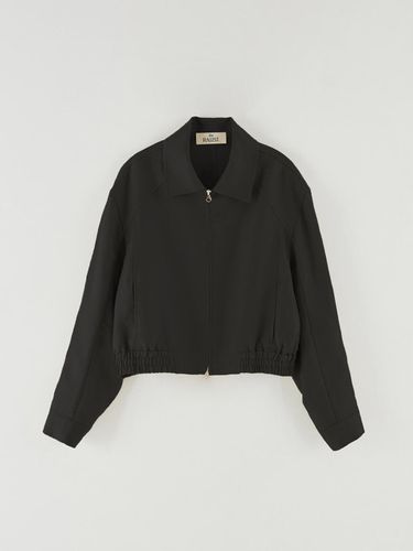 Linen Blouson BLACK - The Raust - Modalova