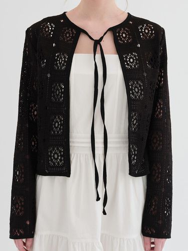 Lace cardigan BLACK - The Raust - Modalova