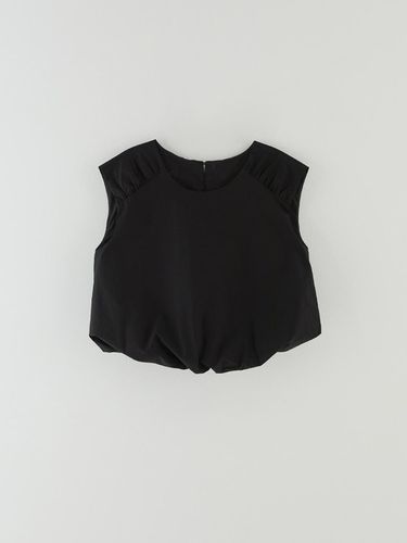 Balloon Shirring Blouse BLACK - The Raust - Modalova