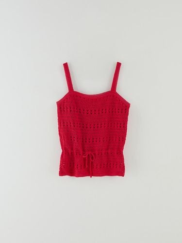 Linen Skasi Sleeveless-Top RED - The Raust - Modalova