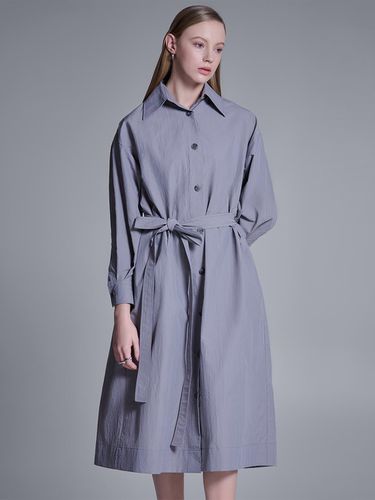 Season Oversized Robe Shirring Coat - LePersonalOrder - Modalova