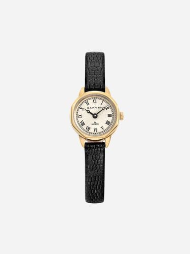 CARVEN] Women's leather watch CV634 - GWH/BK - MAISON246 - Modalova